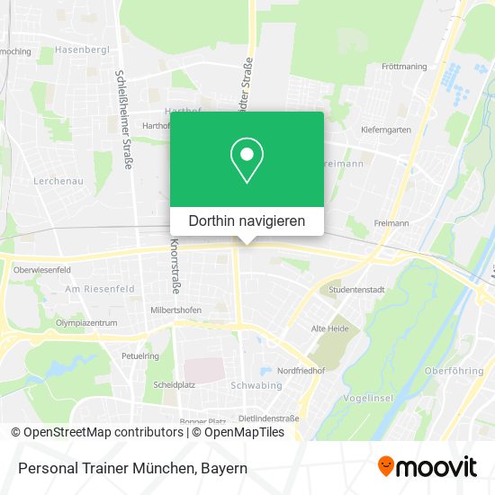 Personal Trainer München Karte