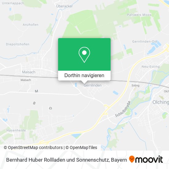 Bernhard Huber Rollladen und Sonnenschutz Karte