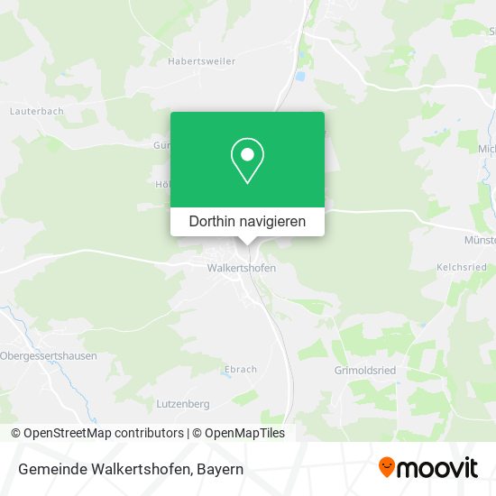 Gemeinde Walkertshofen Karte
