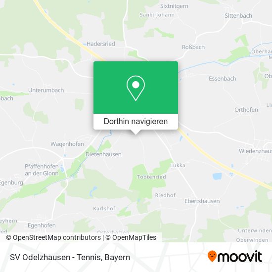 SV Odelzhausen - Tennis Karte