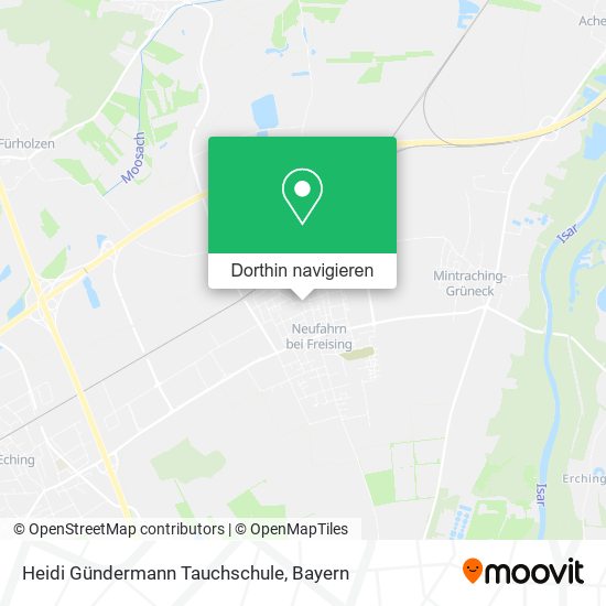 Heidi Gündermann Tauchschule Karte