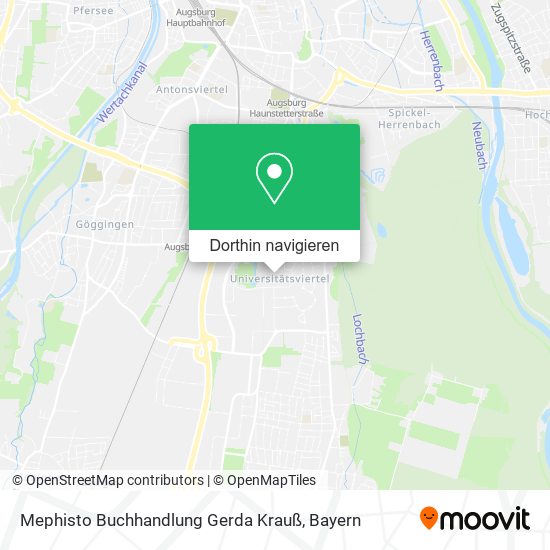 Mephisto Buchhandlung Gerda Krauß Karte