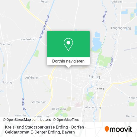 Kreis- und Stadtsparkasse Erding - Dorfen - Geldautomat E-Center Erding Karte