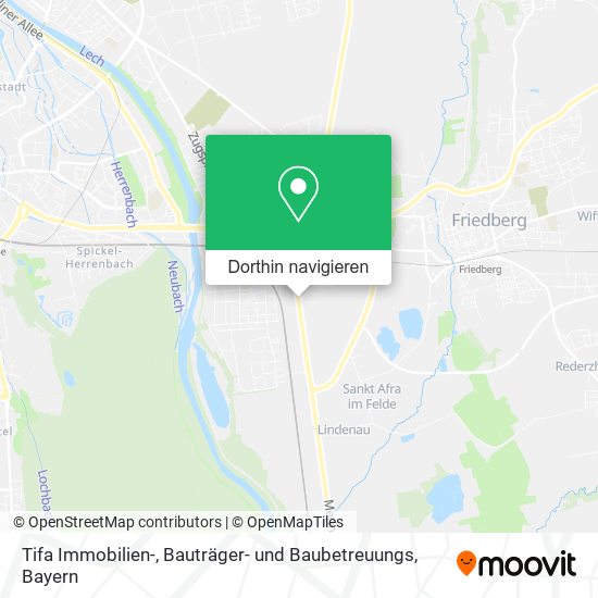 Tifa Immobilien-, Bauträger- und Baubetreuungs Karte