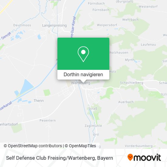 Self Defense Club Freising / Wartenberg Karte