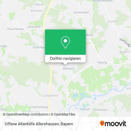 Offene Altenhilfe Allershausen Karte