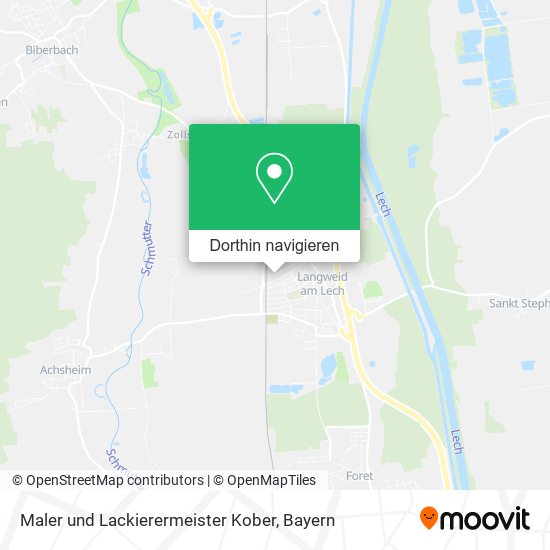Maler und Lackierermeister Kober Karte