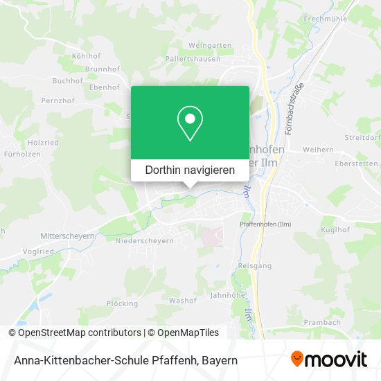 Anna-Kittenbacher-Schule Pfaffenh Karte