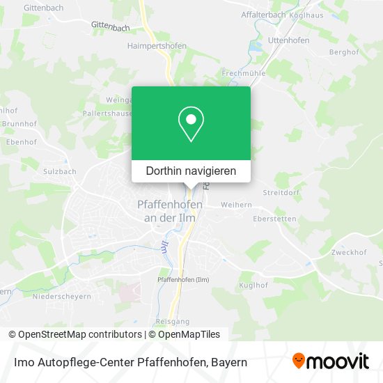 Imo Autopflege-Center Pfaffenhofen Karte