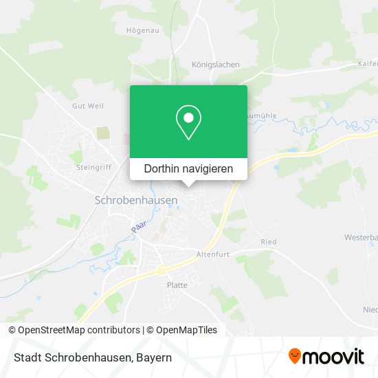 Stadt Schrobenhausen Karte