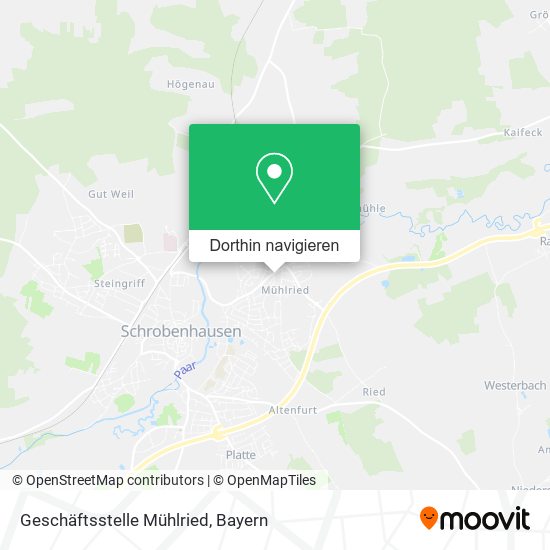 Geschäftsstelle Mühlried Karte