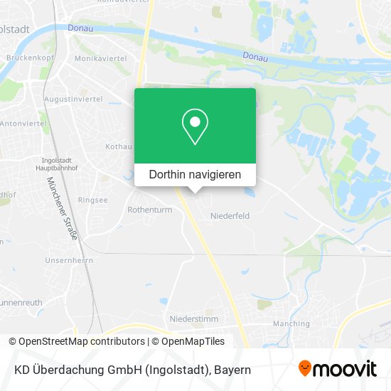 KD Überdachung GmbH (Ingolstadt) Karte