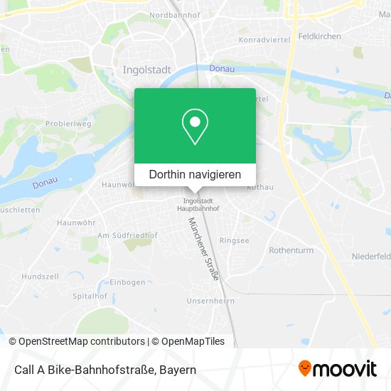Call A Bike-Bahnhofstraße Karte