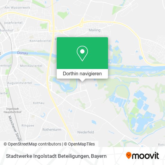 Stadtwerke Ingolstadt Beteiligungen Karte