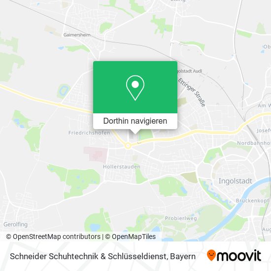 Schneider Schuhtechnik & Schlüsseldienst Karte