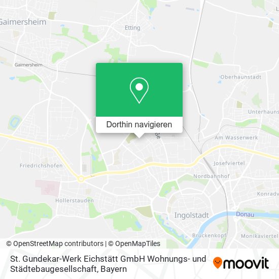 St. Gundekar-Werk Eichstätt GmbH Wohnungs- und Städtebaugesellschaft Karte