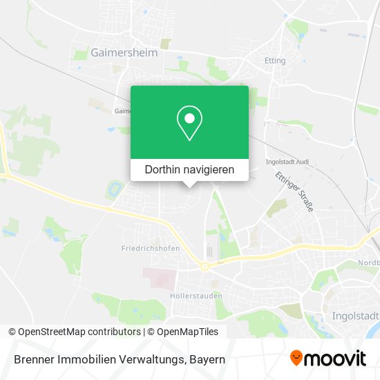 Brenner Immobilien Verwaltungs Karte