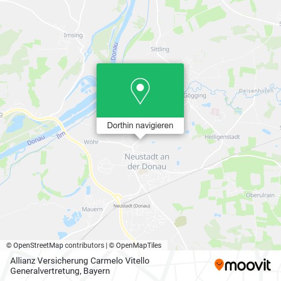Allianz Versicherung Carmelo Vitello Generalvertretung Karte