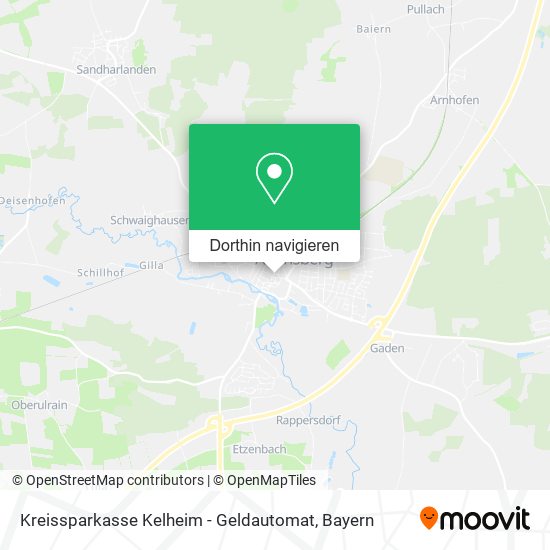 Kreissparkasse Kelheim - Geldautomat Karte