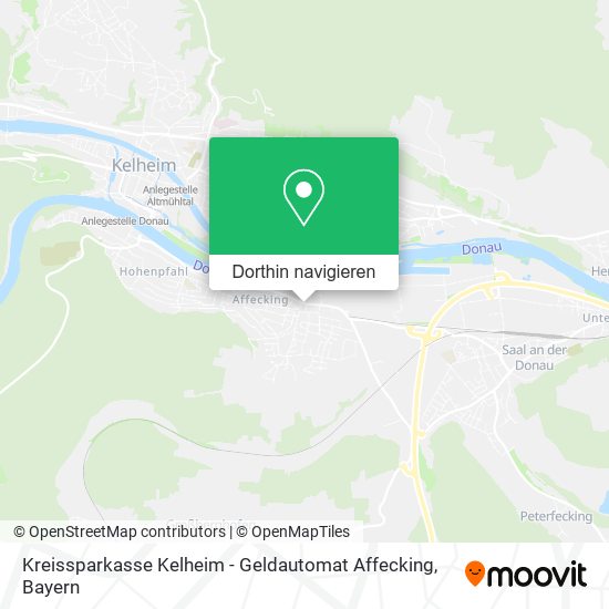 Kreissparkasse Kelheim - Geldautomat Affecking Karte