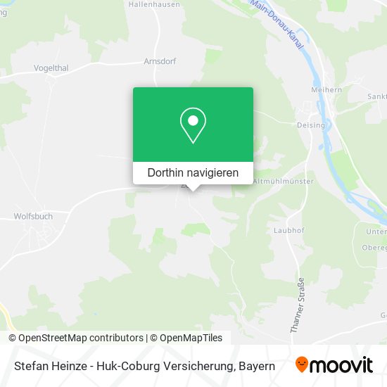 Stefan Heinze - Huk-Coburg Versicherung Karte