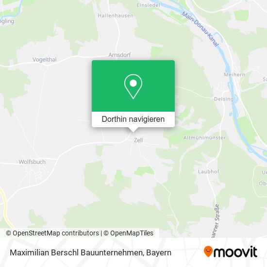 Maximilian Berschl Bauunternehmen Karte