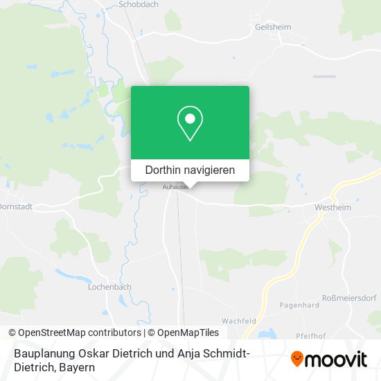 Bauplanung Oskar Dietrich und Anja Schmidt-Dietrich Karte