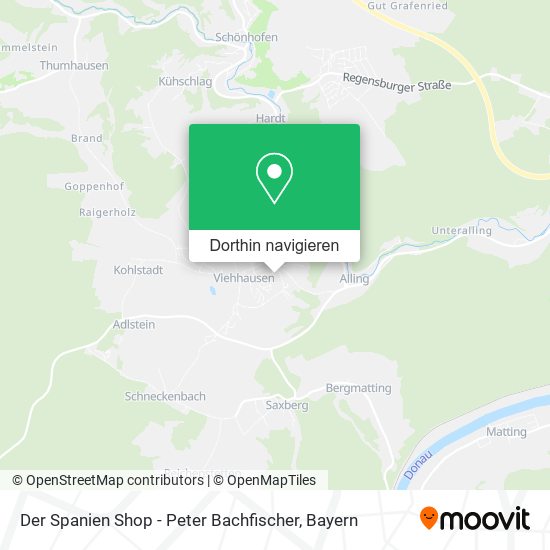 Der Spanien Shop - Peter Bachfischer Karte