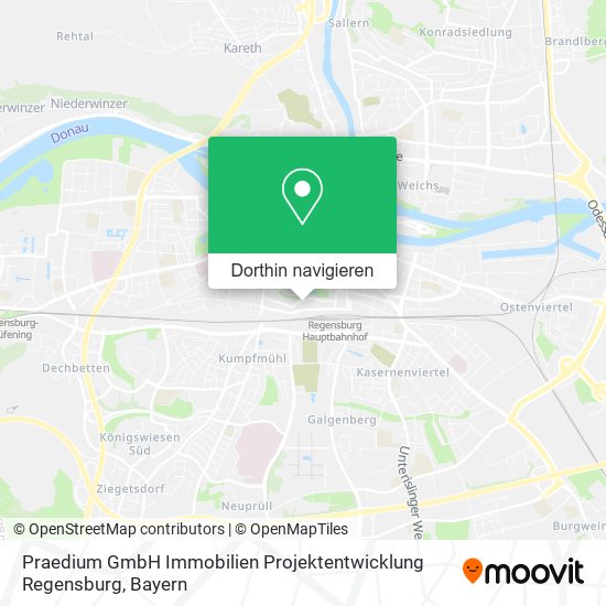 Praedium GmbH Immobilien Projektentwicklung Regensburg Karte
