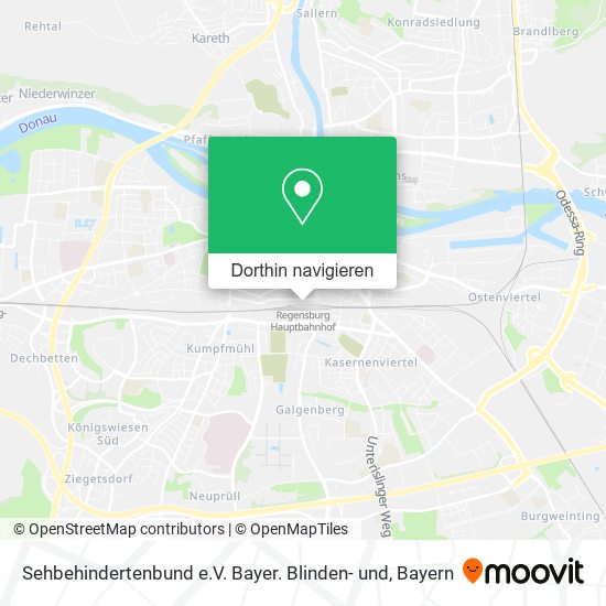 Sehbehindertenbund e.V. Bayer. Blinden- und Karte