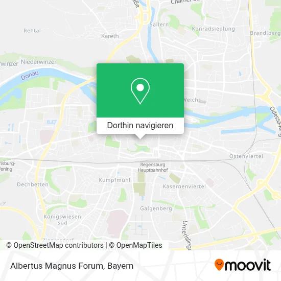 Albertus Magnus Forum Karte