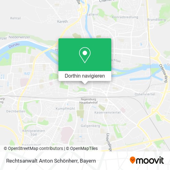 Rechtsanwalt Anton Schönherr Karte
