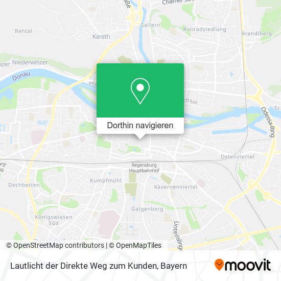 Lautlicht der Direkte Weg zum Kunden Karte