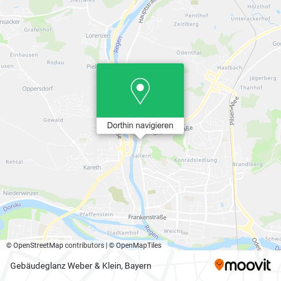Gebäudeglanz Weber & Klein Karte