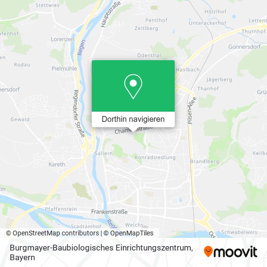 Burgmayer-Baubiologisches Einrichtungszentrum Karte