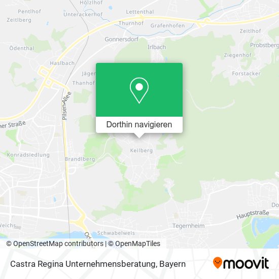 Castra Regina Unternehmensberatung Karte