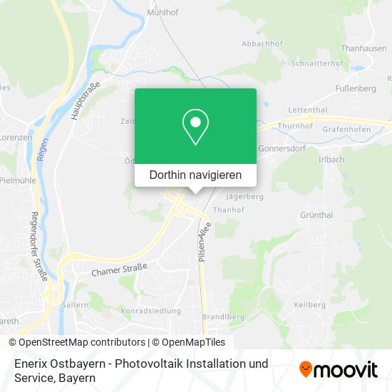 Enerix Ostbayern - Photovoltaik Installation und Service Karte