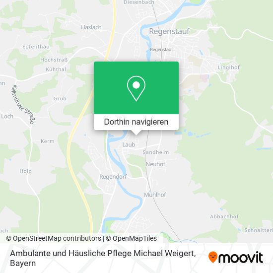 Ambulante und Häusliche Pflege Michael Weigert Karte