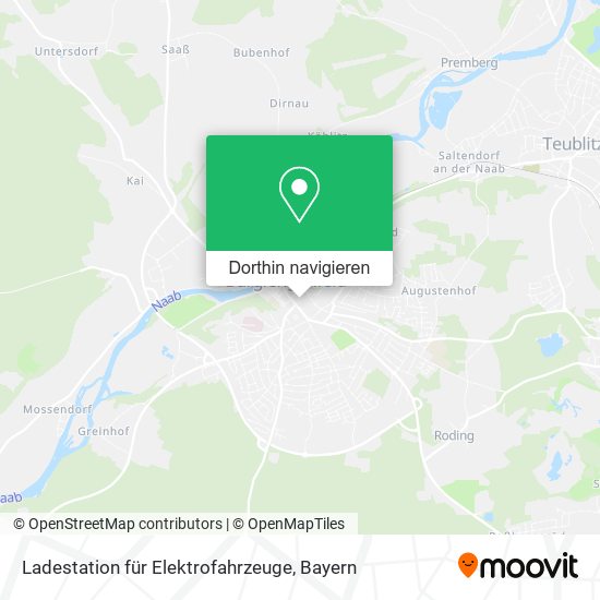 Ladestation für Elektrofahrzeuge Karte