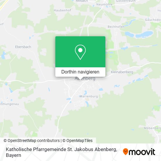 Katholische Pfarrgemeinde St. Jakobus Abenberg Karte