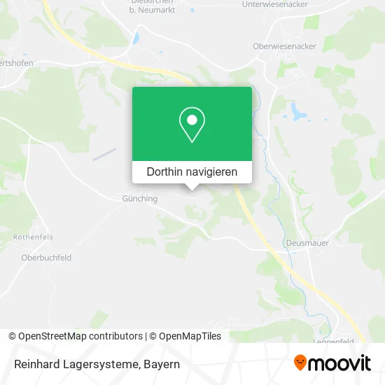 Reinhard Lagersysteme Karte