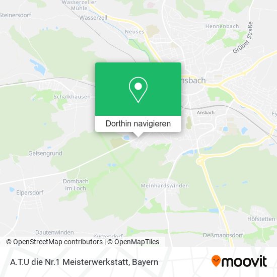 A.T.U die Nr.1 Meisterwerkstatt Karte