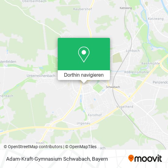 Adam-Kraft-Gymnasium Schwabach Karte