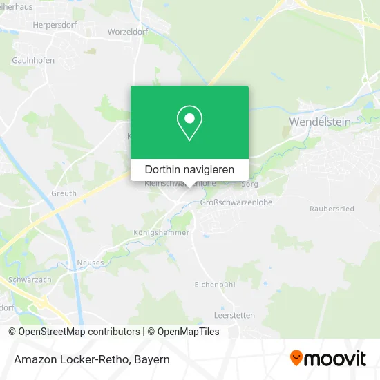 Amazon Locker-Retho Karte