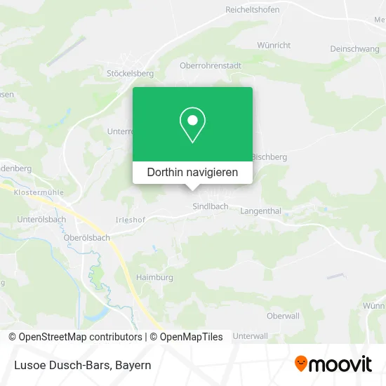 Lusoe Dusch-Bars Karte