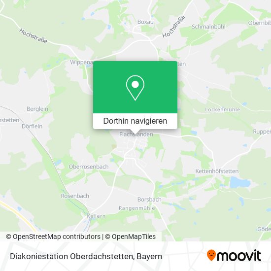 Diakoniestation Oberdachstetten Karte