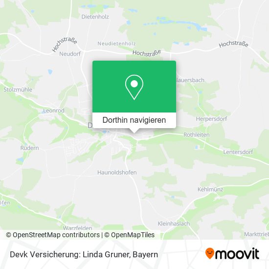 Devk Versicherung: Linda Gruner Karte