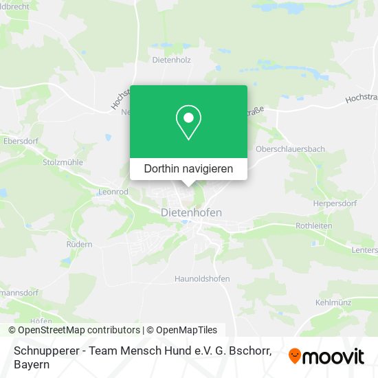 Schnupperer - Team Mensch Hund e.V. G. Bschorr Karte