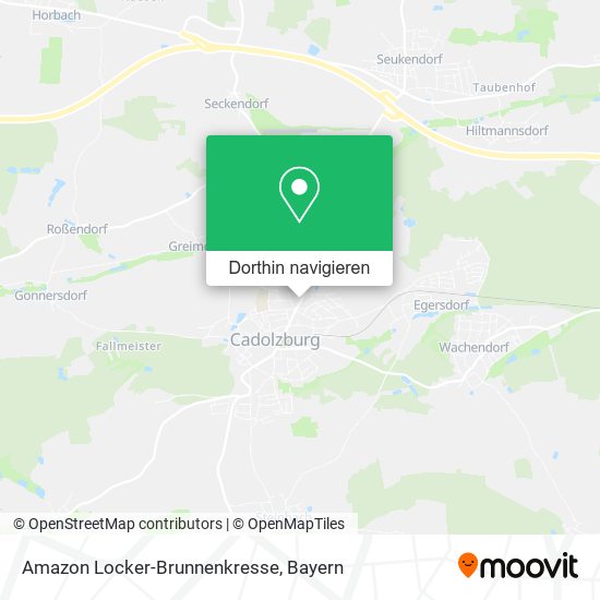 Amazon Locker-Brunnenkresse Karte