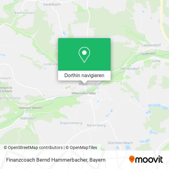 Finanzcoach Bernd Hammerbacher Karte